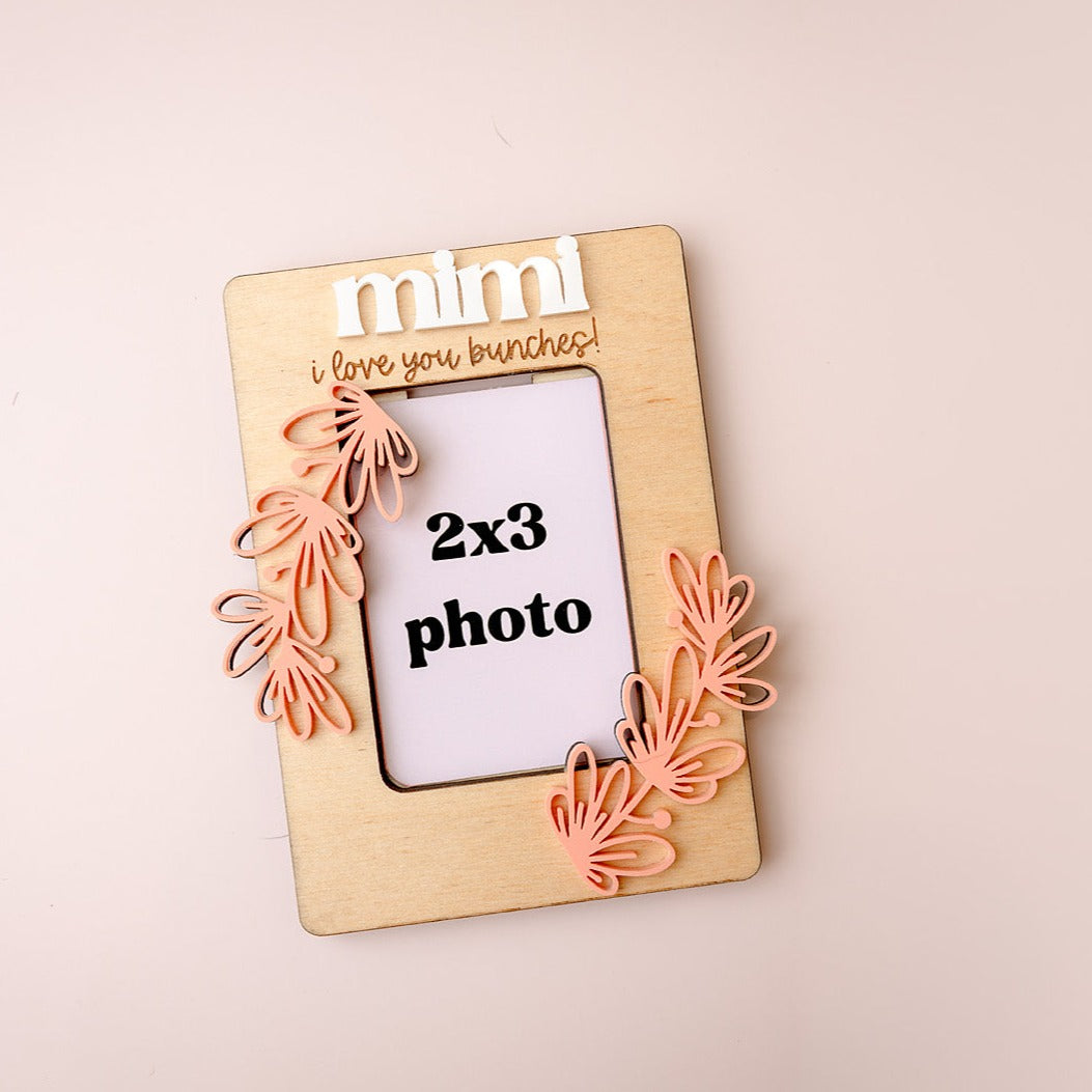 Fridge photo magnet for Mother's day. I love you bunches