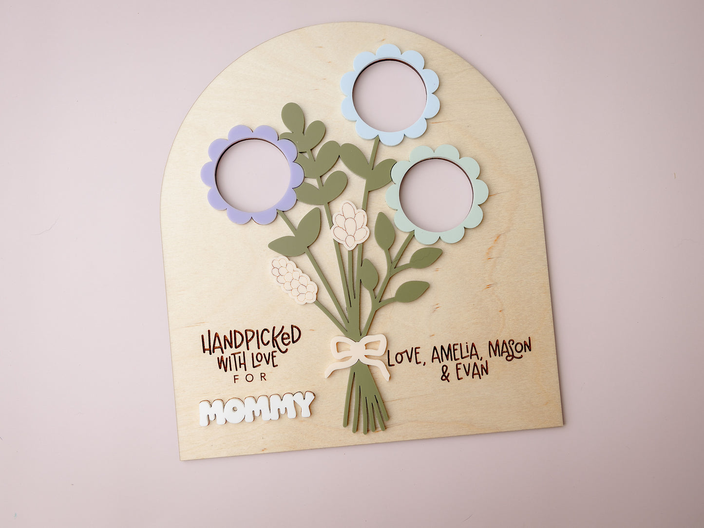 Flowers bouquet photo sign - MaiCre8tions