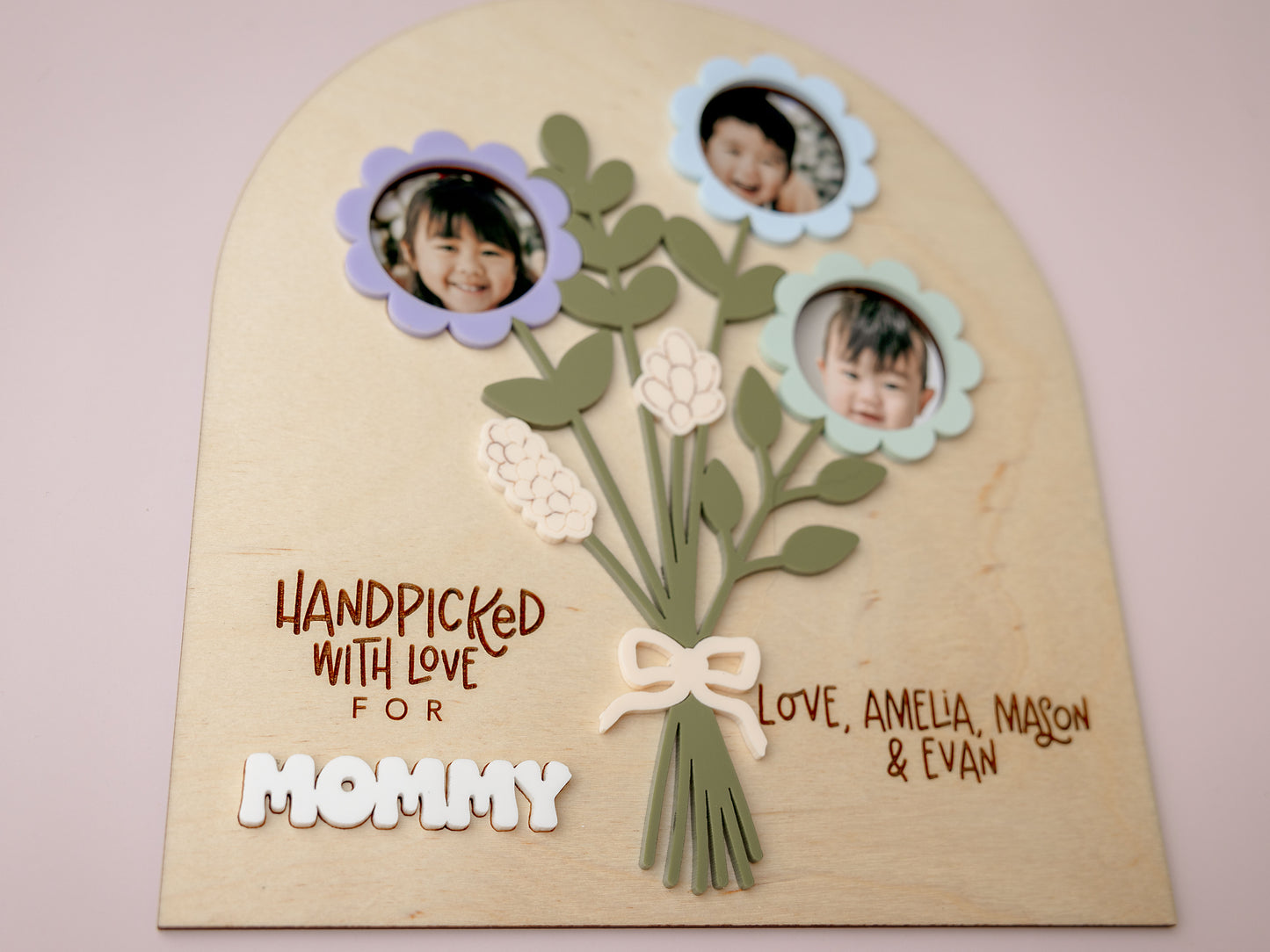 Flowers bouquet photo sign - MaiCre8tions