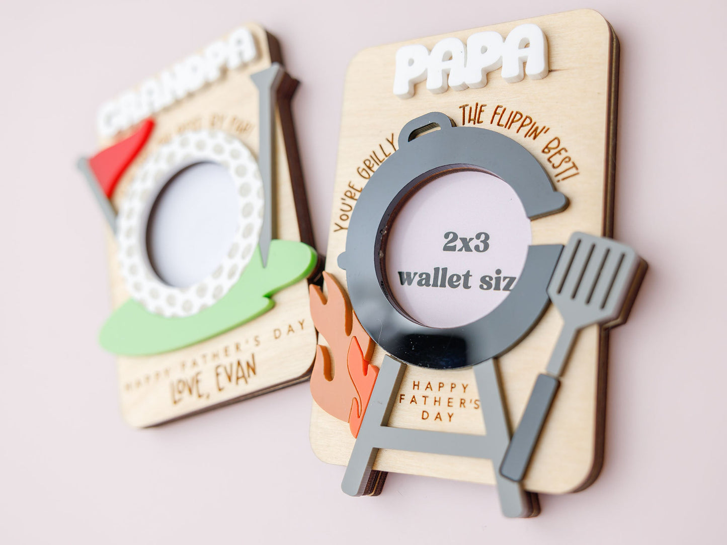 Fridge magnets photo frame for Father's Day