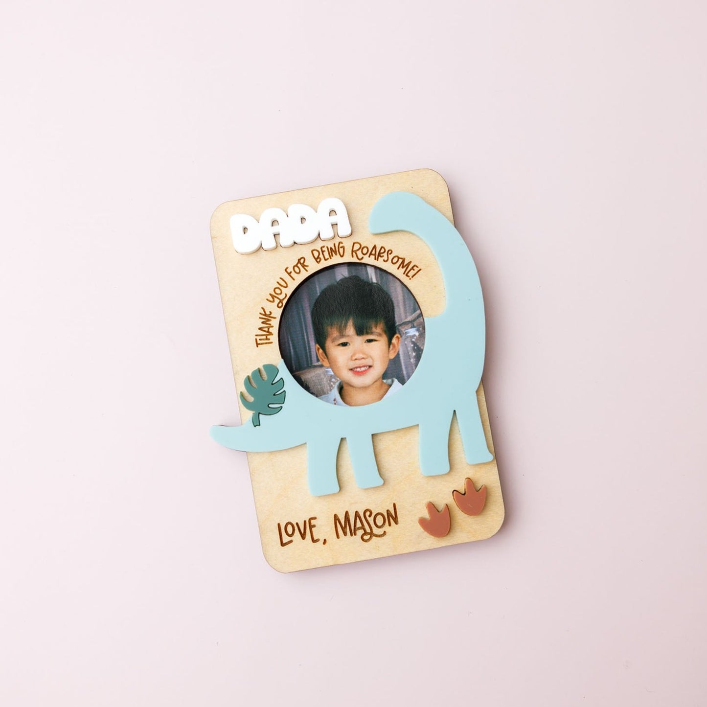 Dinosaur fridge magnet for Father's Day