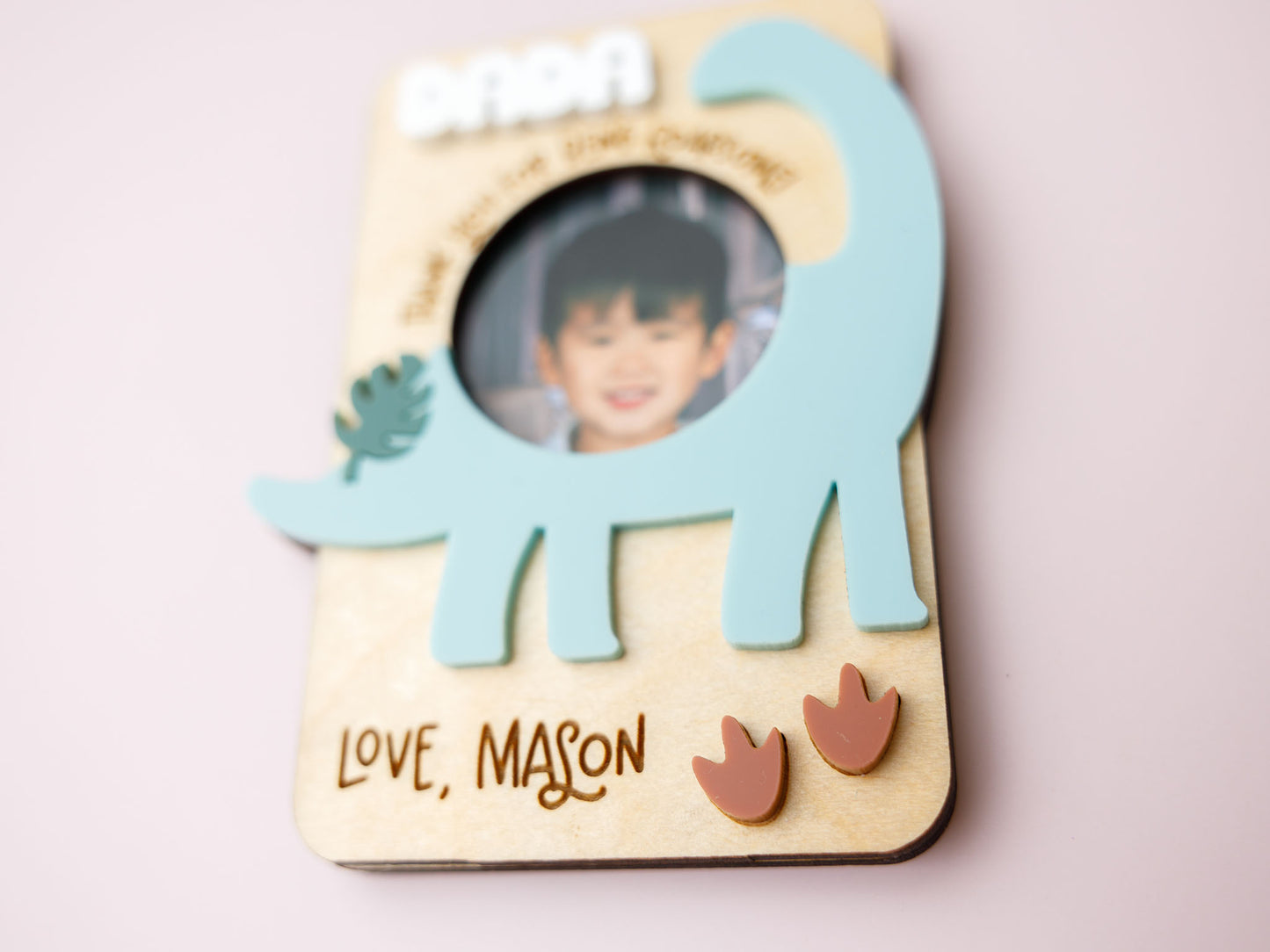 Dinosaur fridge magnet for Father's Day