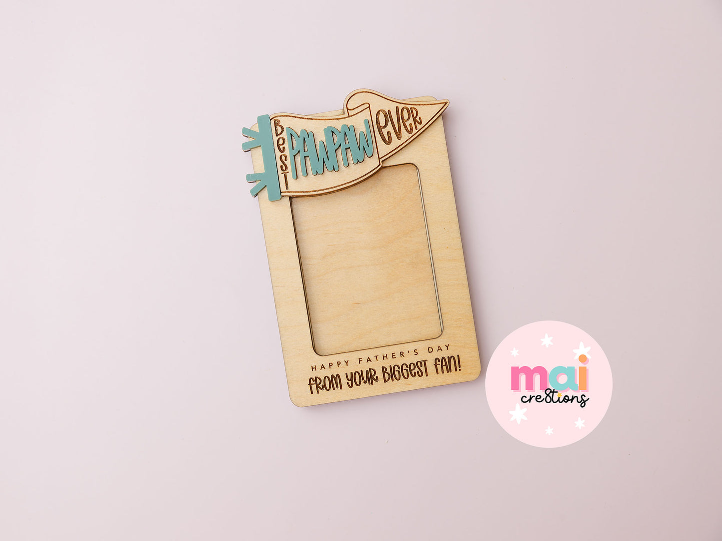 Fridge Magnet Photo Frame for Father's Day - MaiCre8tions