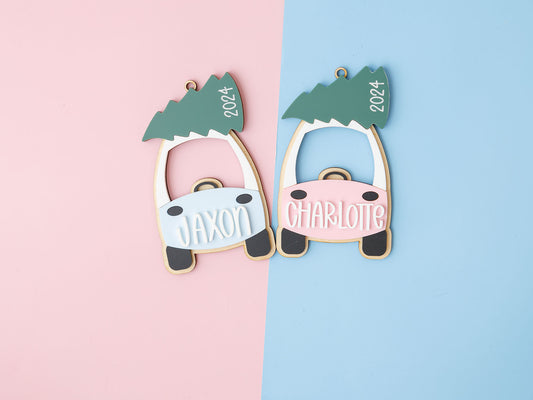 Cozy Coupe Christmas ornament - MaiCre8tions