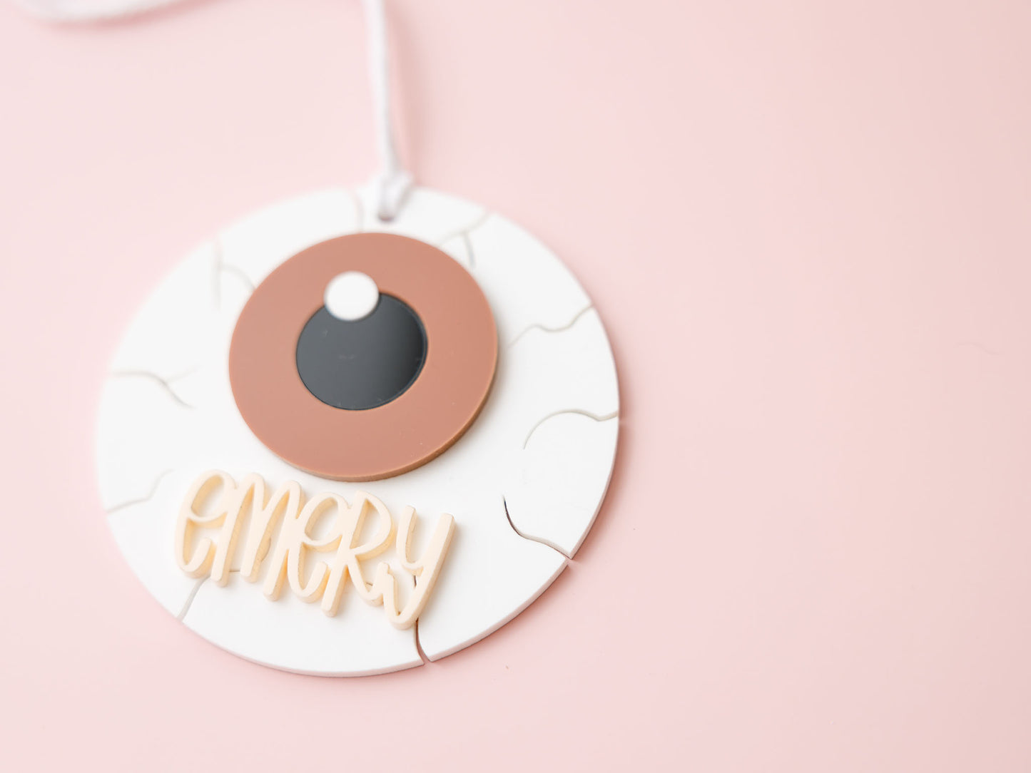 Eyeball Boo Basket Name Tag 1