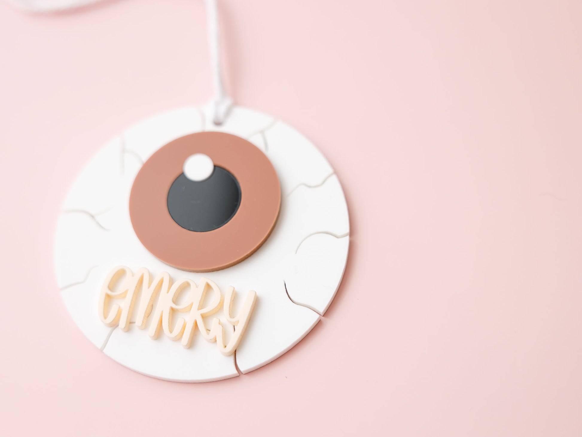 Eyeball Boo Basket Name Tag 1