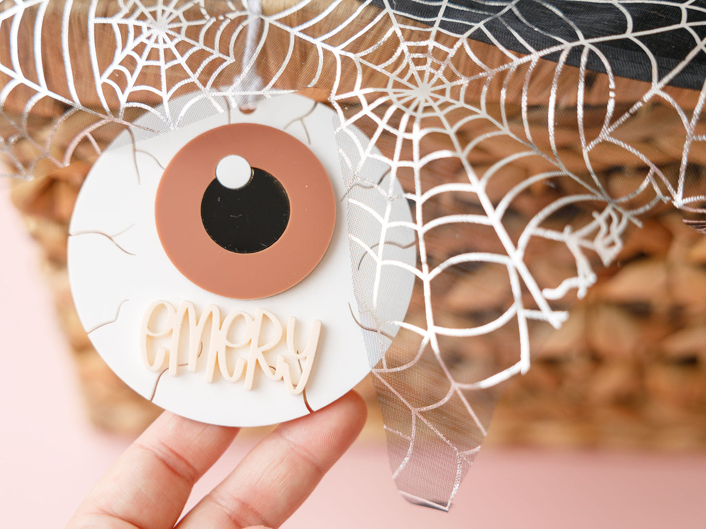 Eyeball Boo Basket Name Tag2