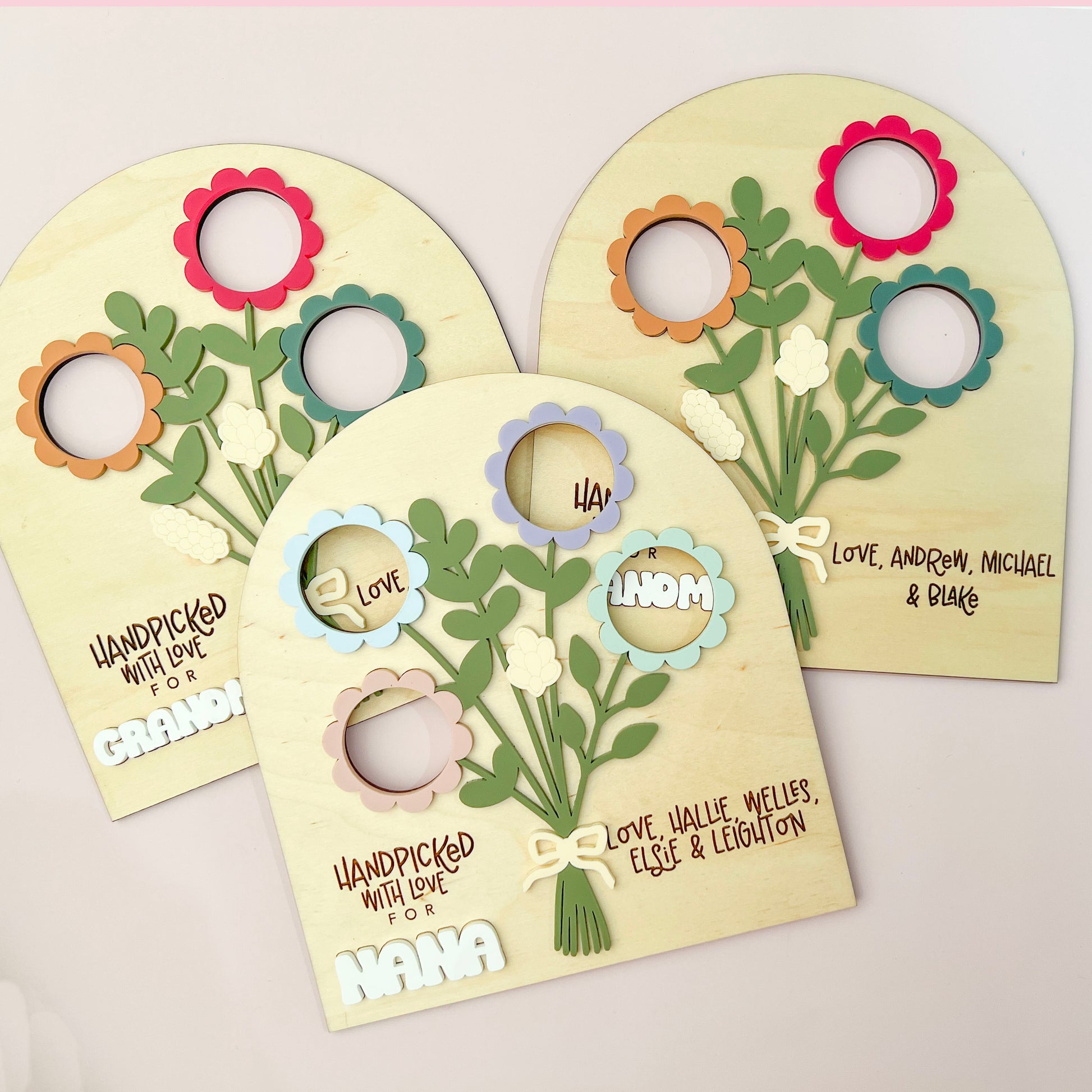 Flowers bouquet photo sign - MaiCre8tions