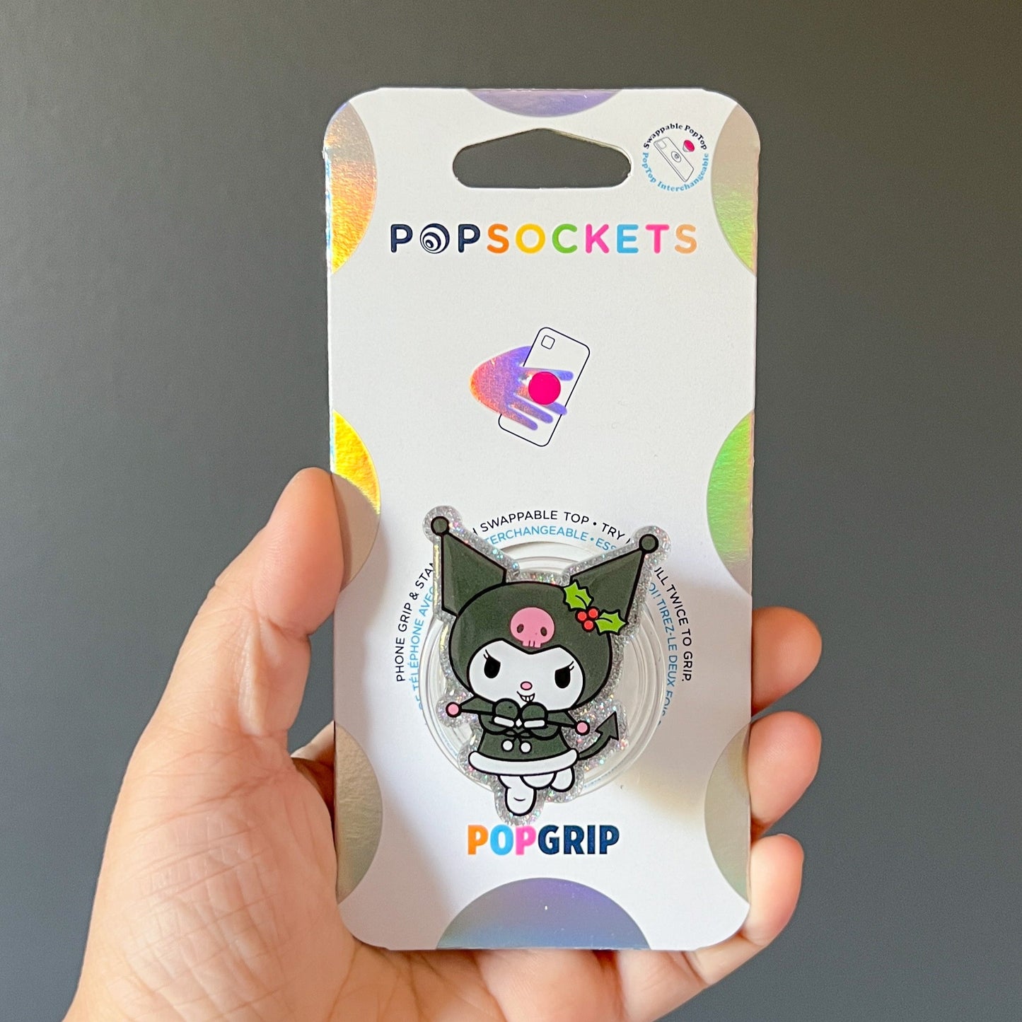 Kuromi Christmas Phone Grip