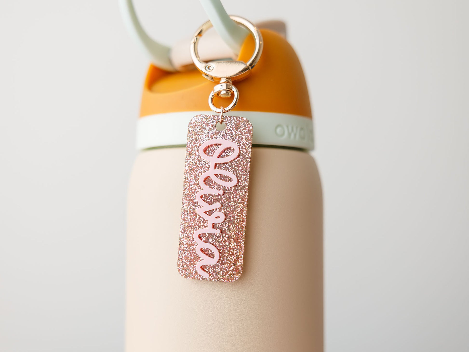 Owalla bottle name tag