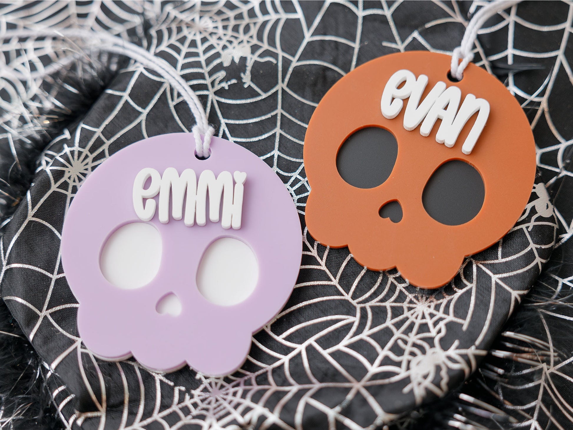 Skull Boo Basket Name Tag 3