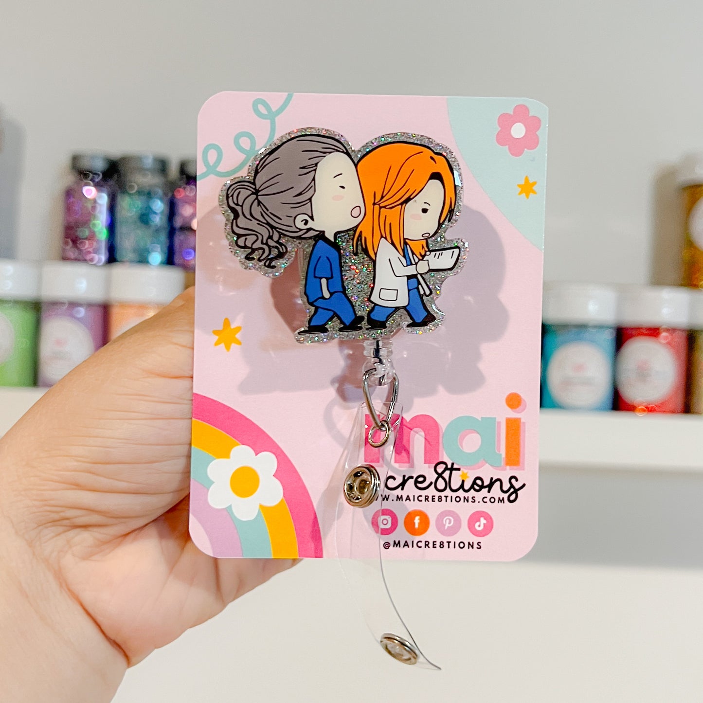 Nurses Badge Reels - MaiCre8tions