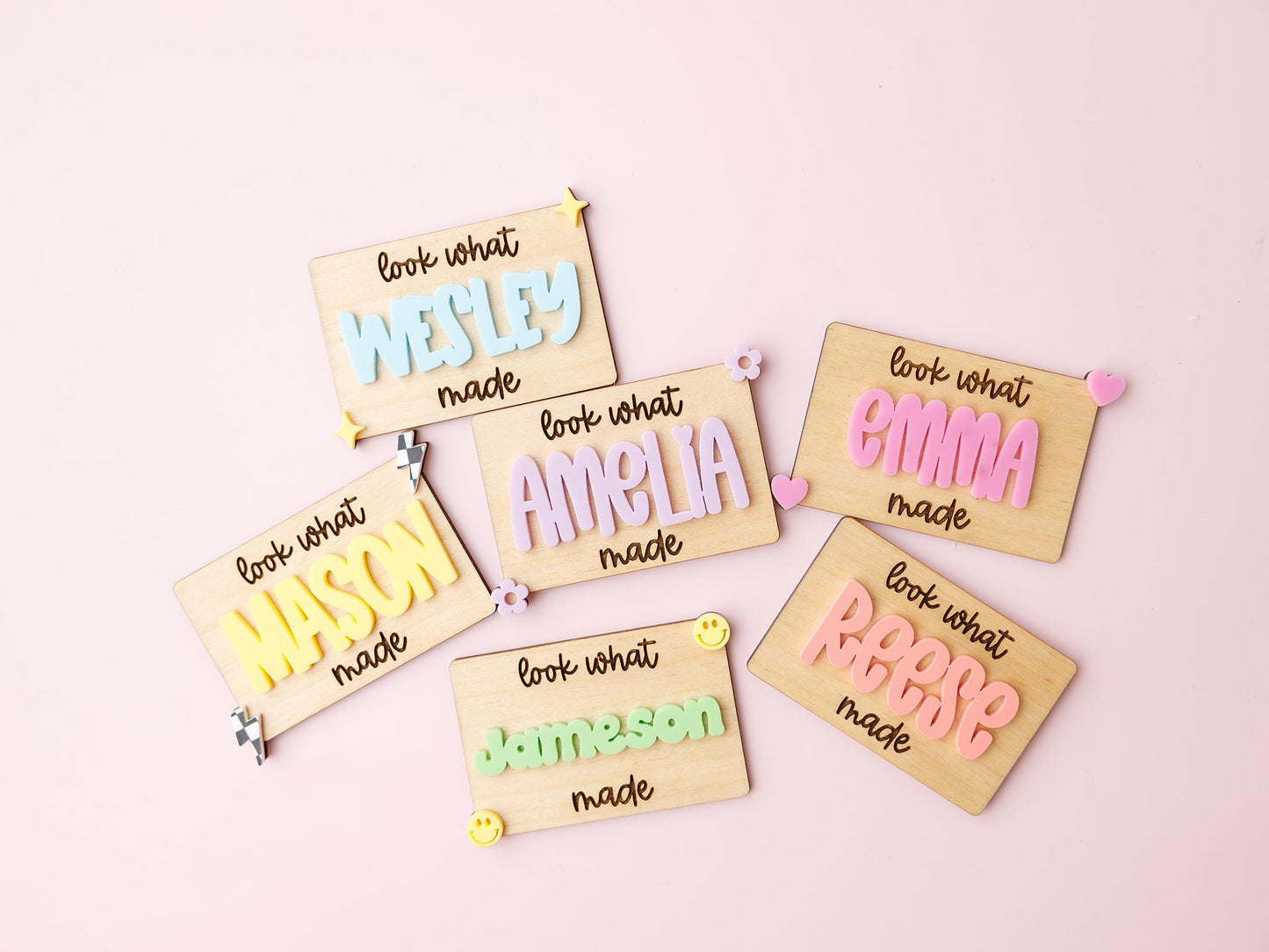 Look what I made magnet for kids art work, Personalized fridge magnet for kids, Kid's Art Display Magnet, Custom Fridge Magnet,