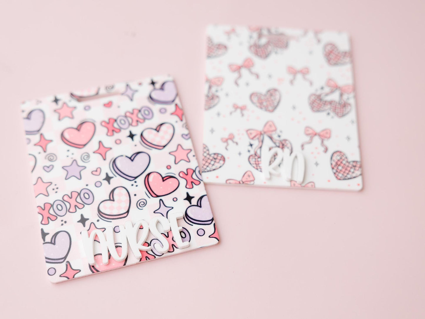 Personalized Valentine's Day Badge Buddy for Nurses