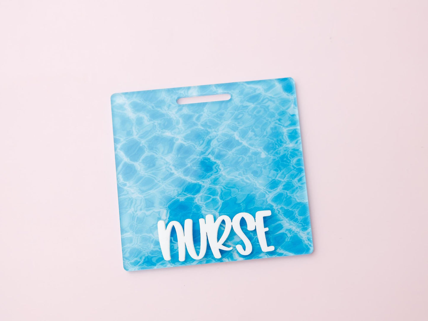 Coquette Bow Cherry Personalized Badge Buddy for Nurses