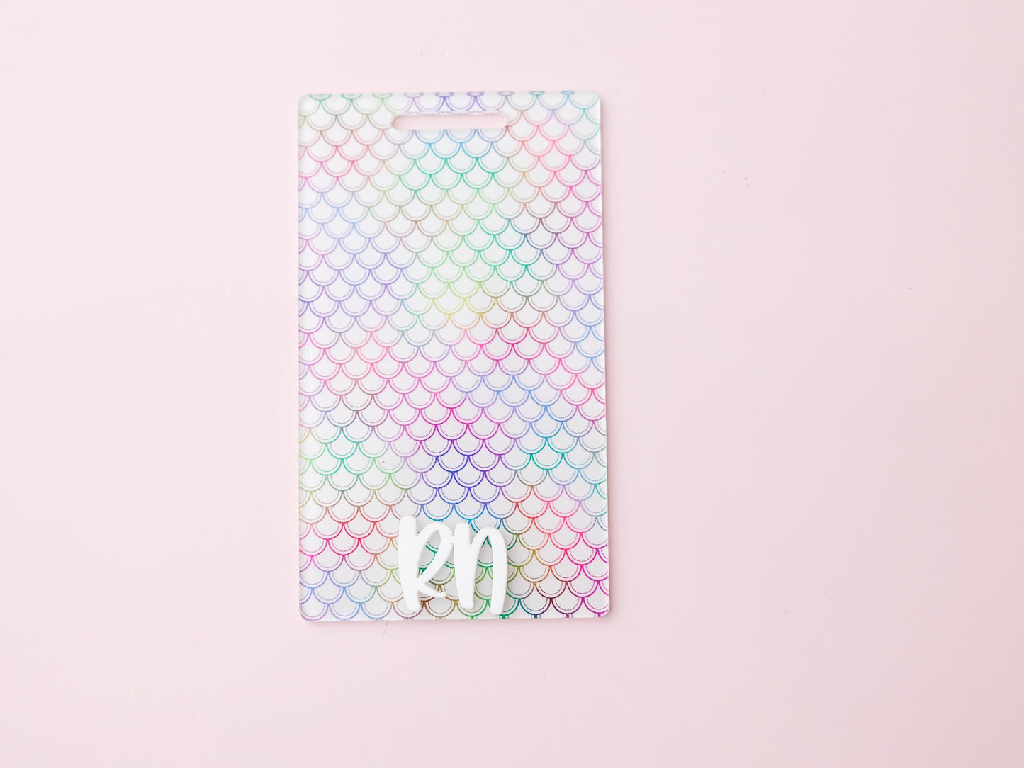 Matching Personalized Mermaid Scale Badge Buddy and Badge Reels for Nurses