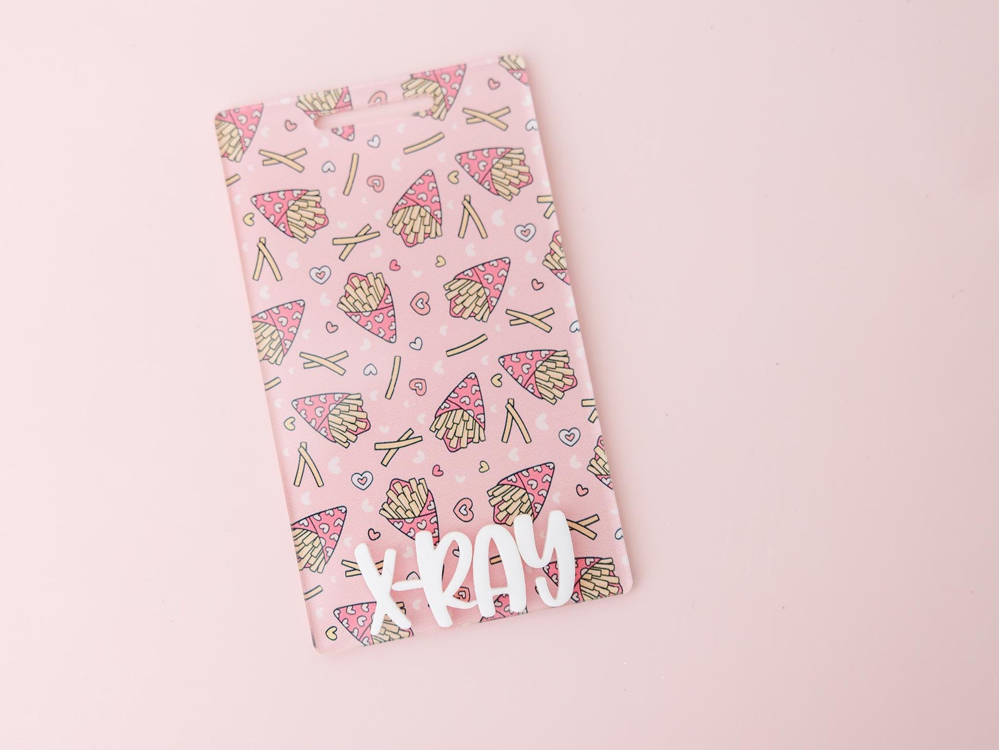 Fries before Guy Matching Personalized Badge Buddy and Badge Reels