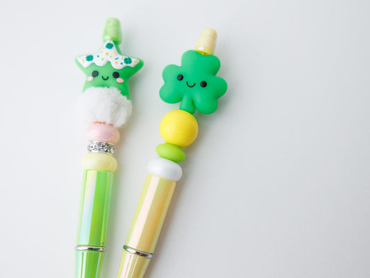 St. Patrick's Day Beaded Pen