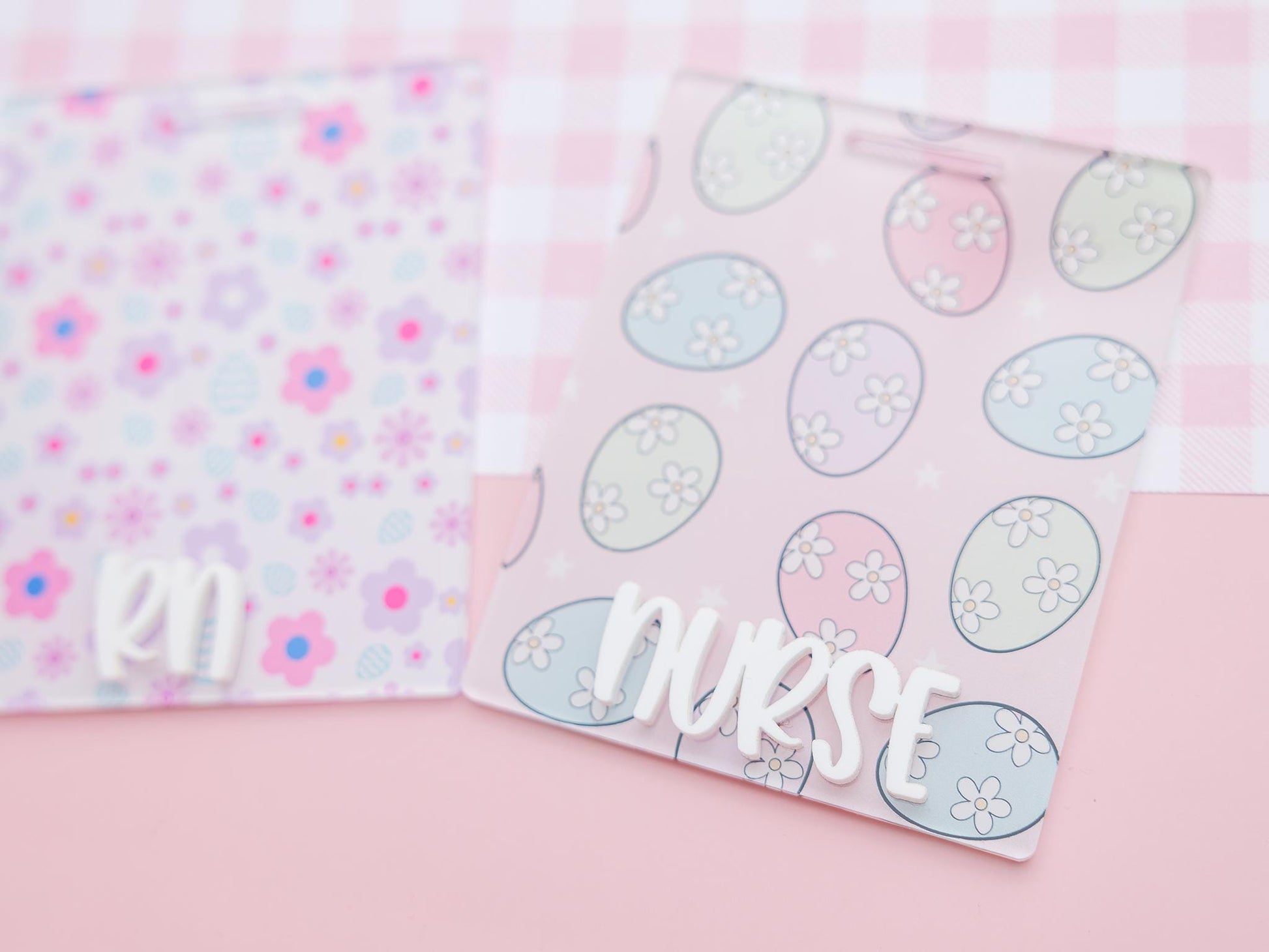 Easter Personalized Badge Buddy Nurses Healthcare Worker Personalized Gift