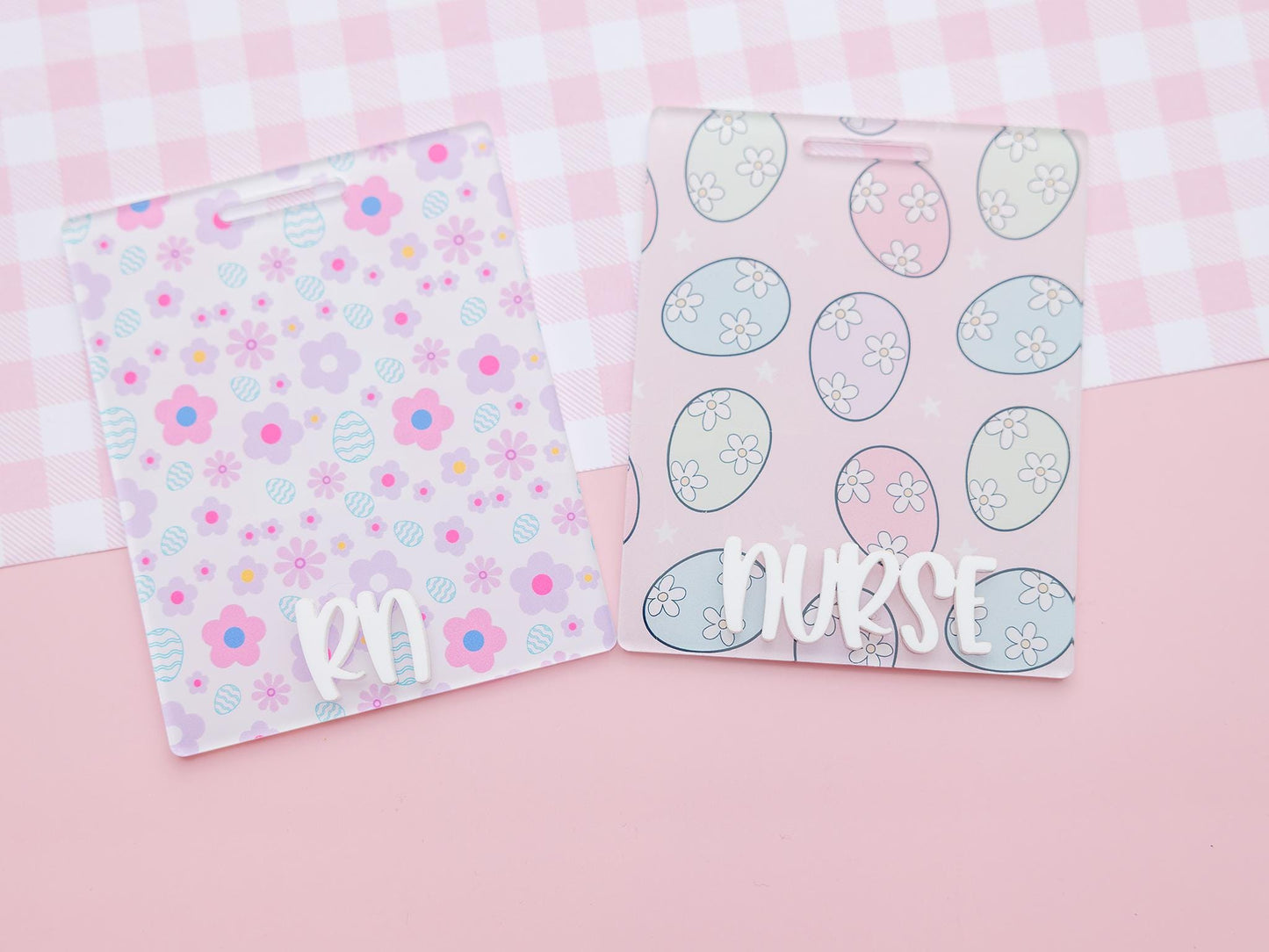 Easter Personalized Badge Buddy Nurses Healthcare Worker Personalized Gift