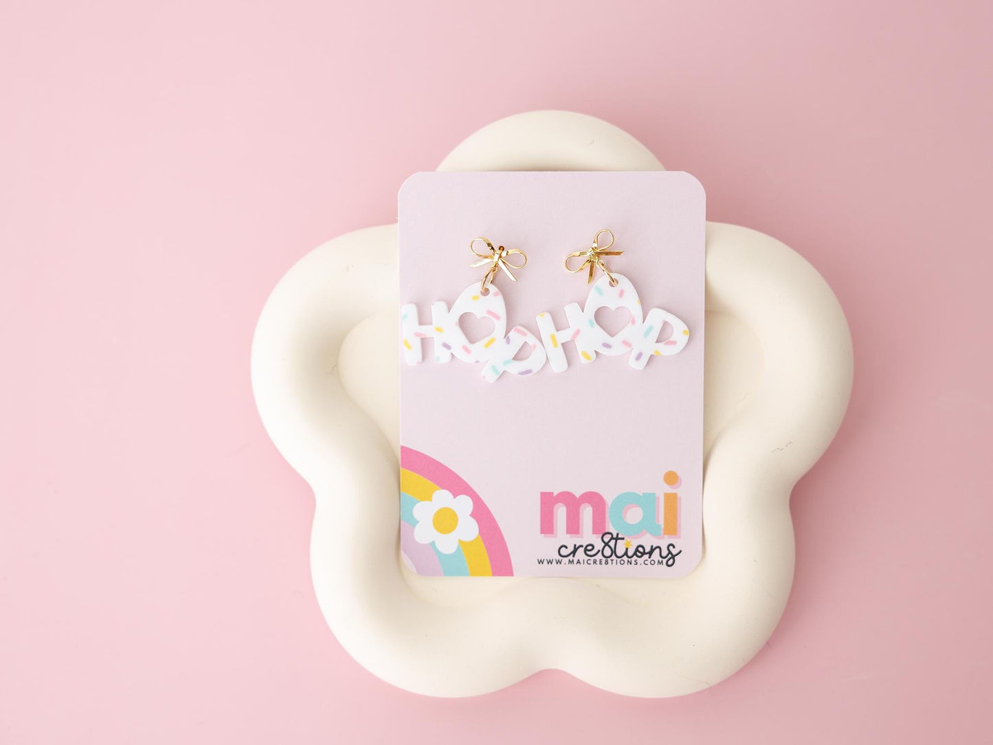 Easter Earrings for women Gift for Mom Custom acrylic earrings