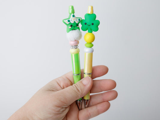 St. Patrick's Day Beaded Pen