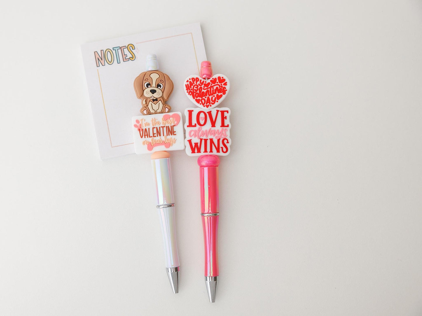 Valentines Day Beaded pen Dog lover beaded pen
