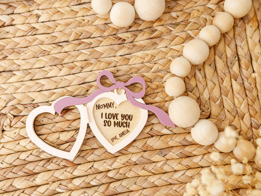 Heart Locket Photo Fridge Magnet Mothers Day Gift for Mom