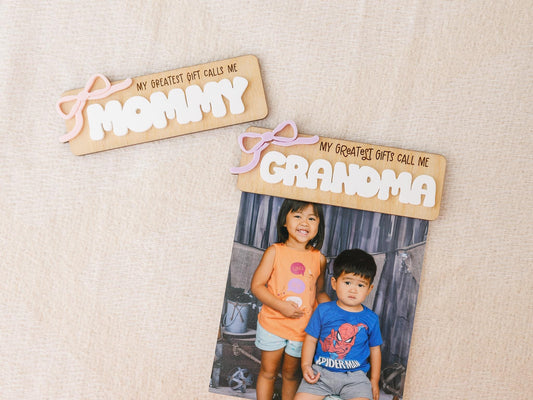 Custom Fridge Photo Magnet for Mom|Gift for Mom|Gift for Grandma|Mother's Day Fridge Photo Magnet|Mother's Day Gift|Wallet Size Photo Frame