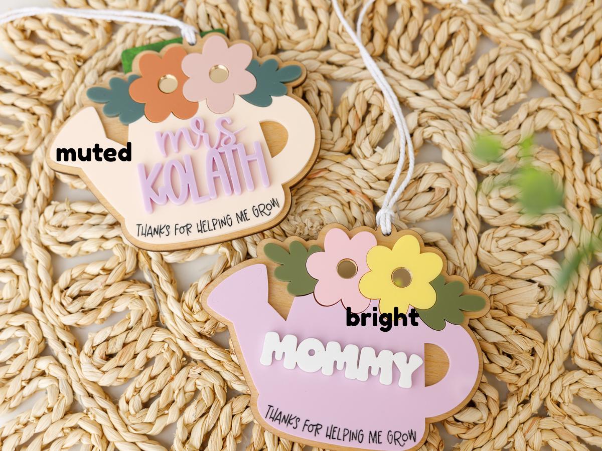 Mother's Day Gift card holder Teacher Appreciation Day Gift card holder Personalized Thank you giftcard holder Gift for Mom Gift for Grandma