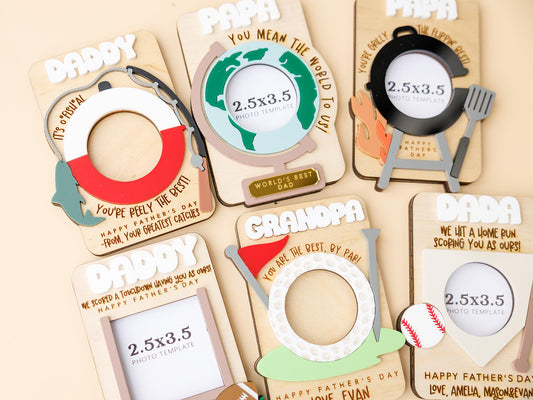 Father's Day Fridge Photo Magnet Gift for Dad Gift for Grandpa