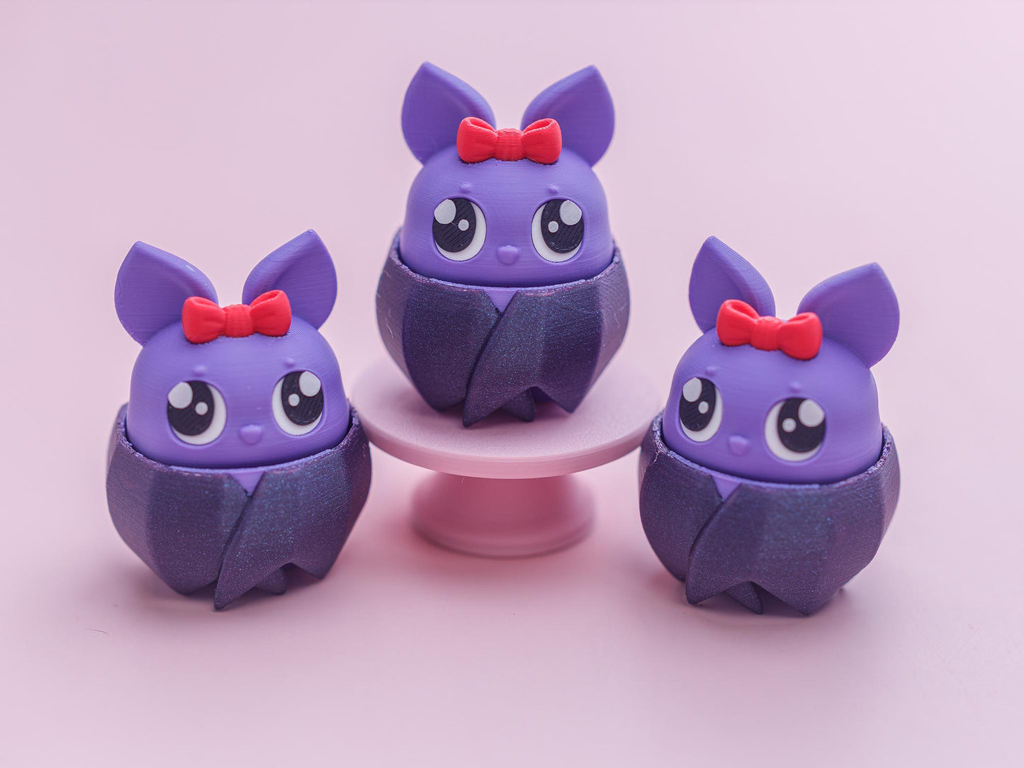 Purple Bat Fidget Clicker Toy Halloween Fidget Clicker