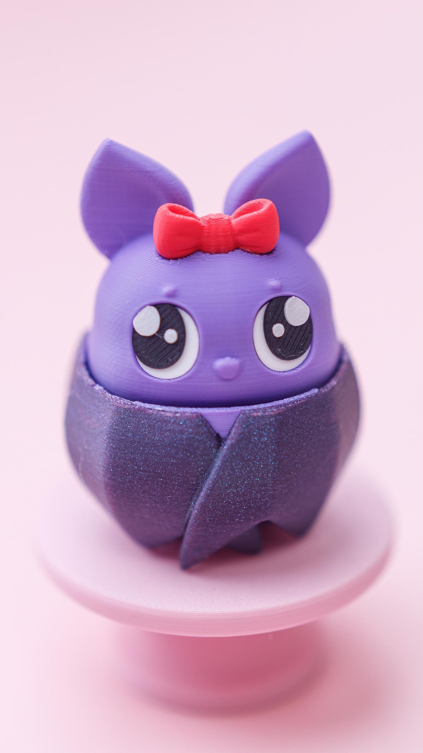 Purple Bat Fidget Clicker Toy Halloween Fidget Clicker