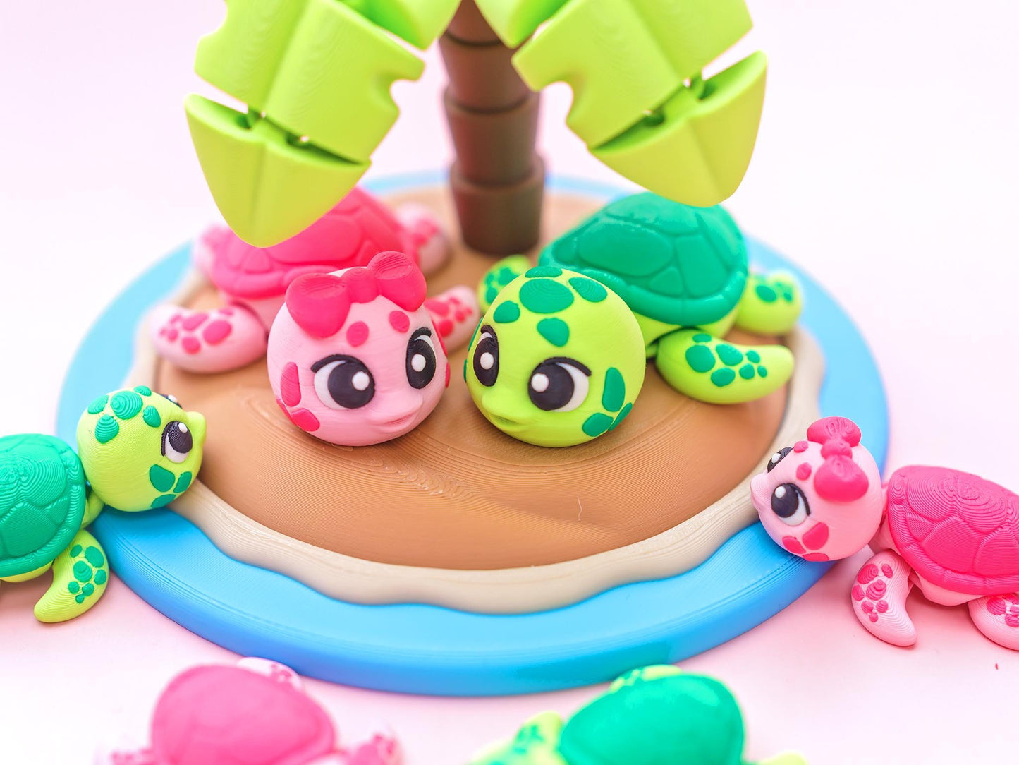 Turtle Flexi Fidget toy Turtle Miniature display