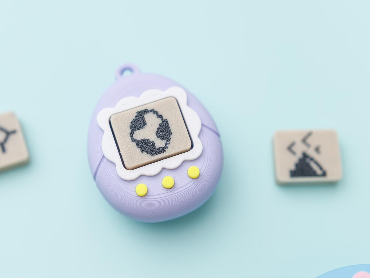 Virtual Pet Fidget Clicker Toy 3D printed fidget