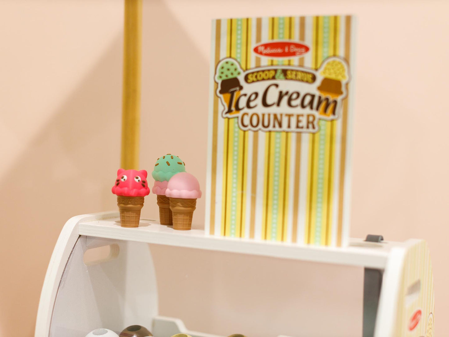 Ice cream Fidget clicker toy Trendy 3D printed fidget