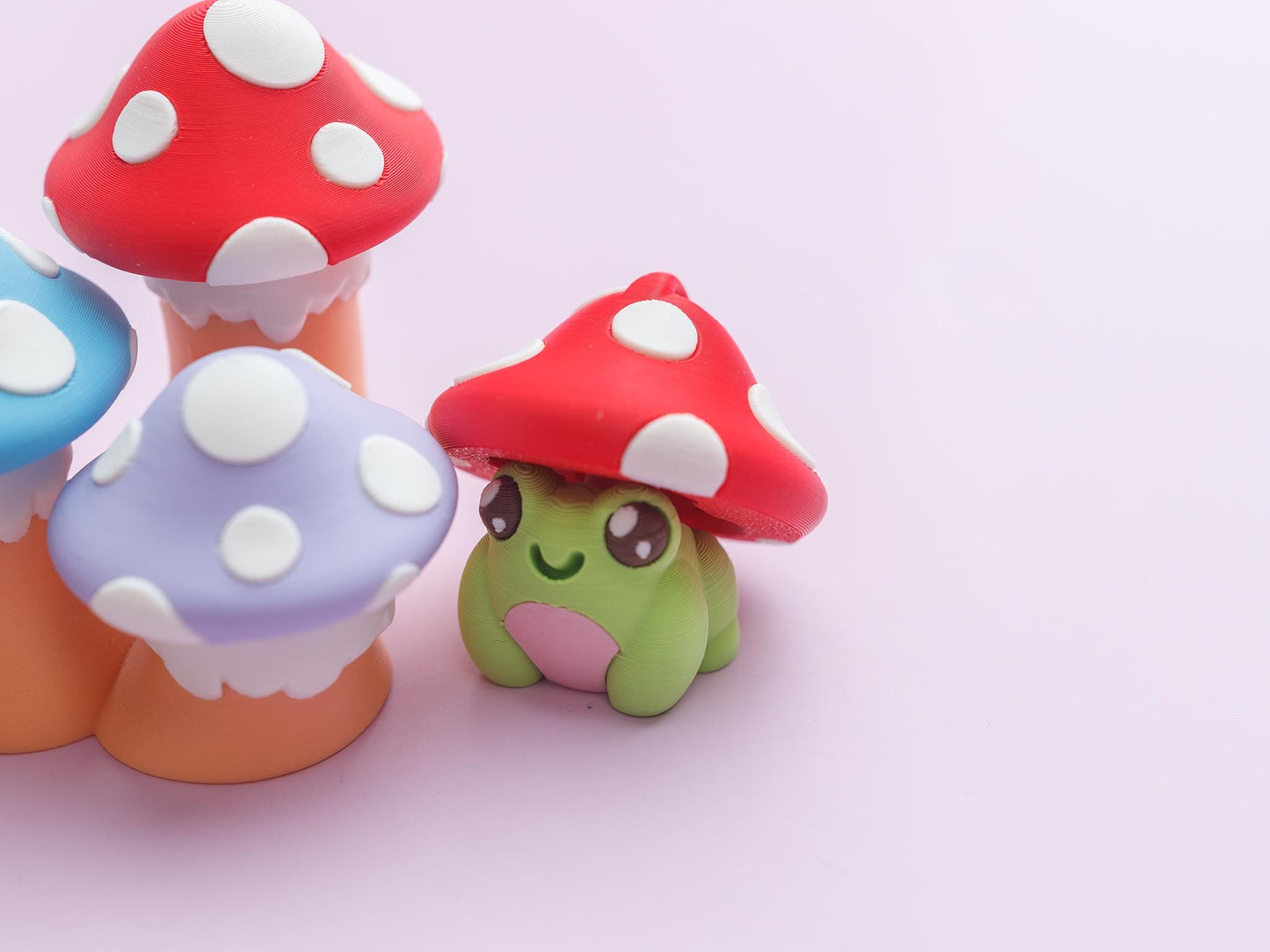 Frog Toadstool Fidget clicker toy Trendy 3D printed fidget