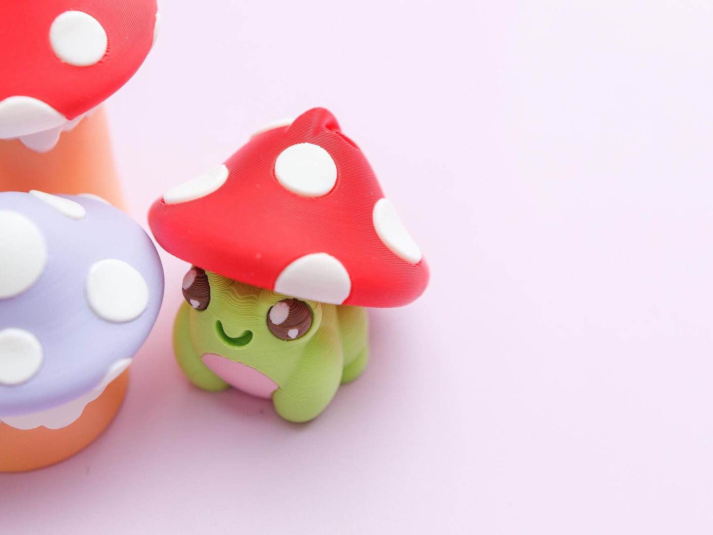 Frog Toadstool Fidget clicker toy Trendy 3D printed fidget