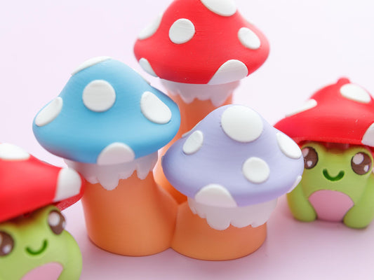 Frog Toadstool Fidget clicker toy Trendy 3D printed fidget