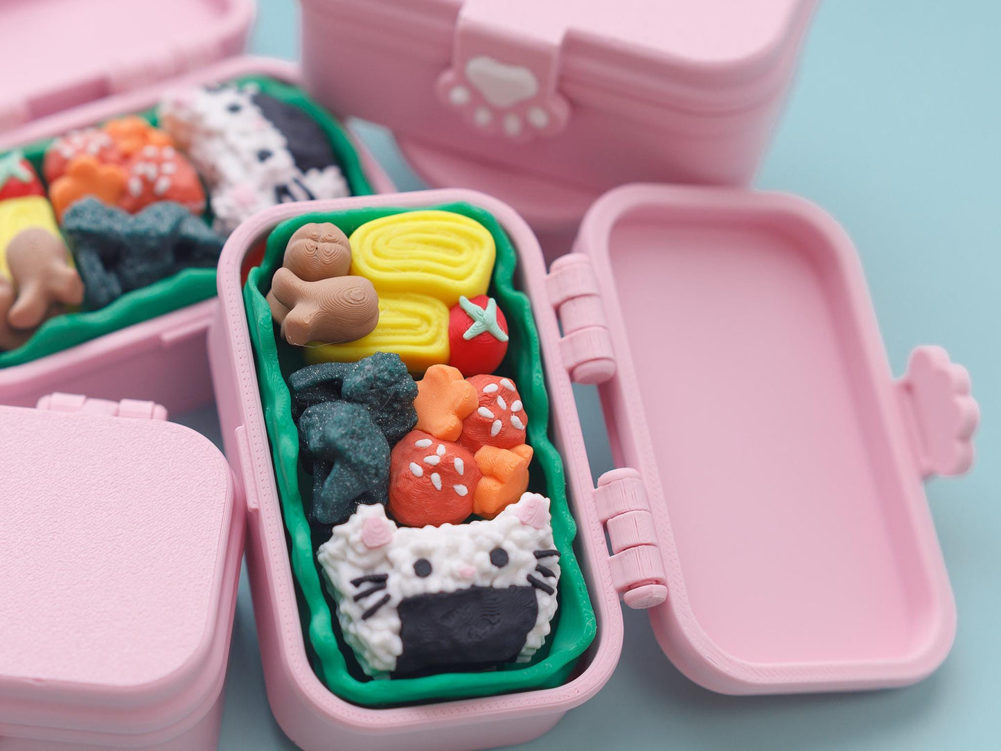Bento Box multi clicker fidget toy Trendy 3D printed fidget