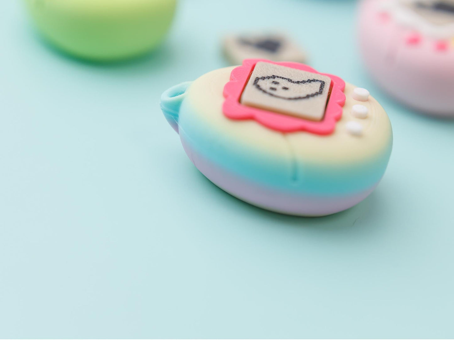 Virtual Pet Fidget Clicker Toy 3D printed fidget