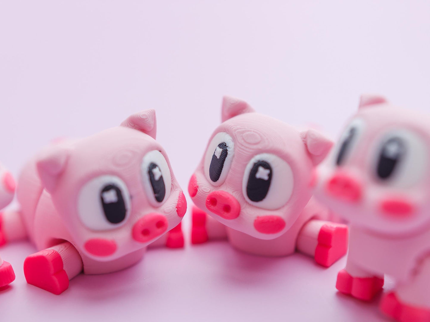 Piglet Flexi Fidget Toy 3D printed toy
