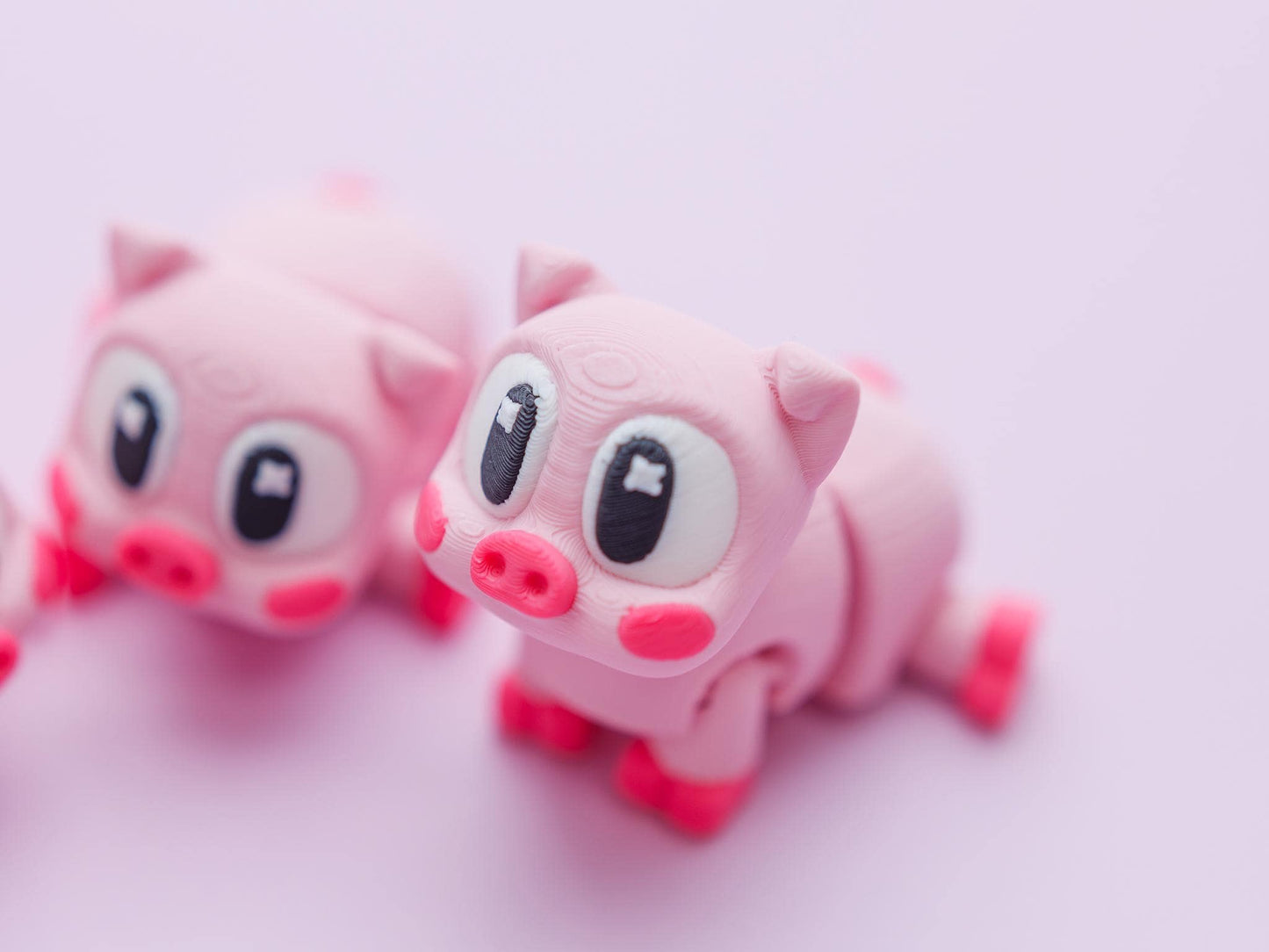 Piglet Flexi Fidget Toy 3D printed toy