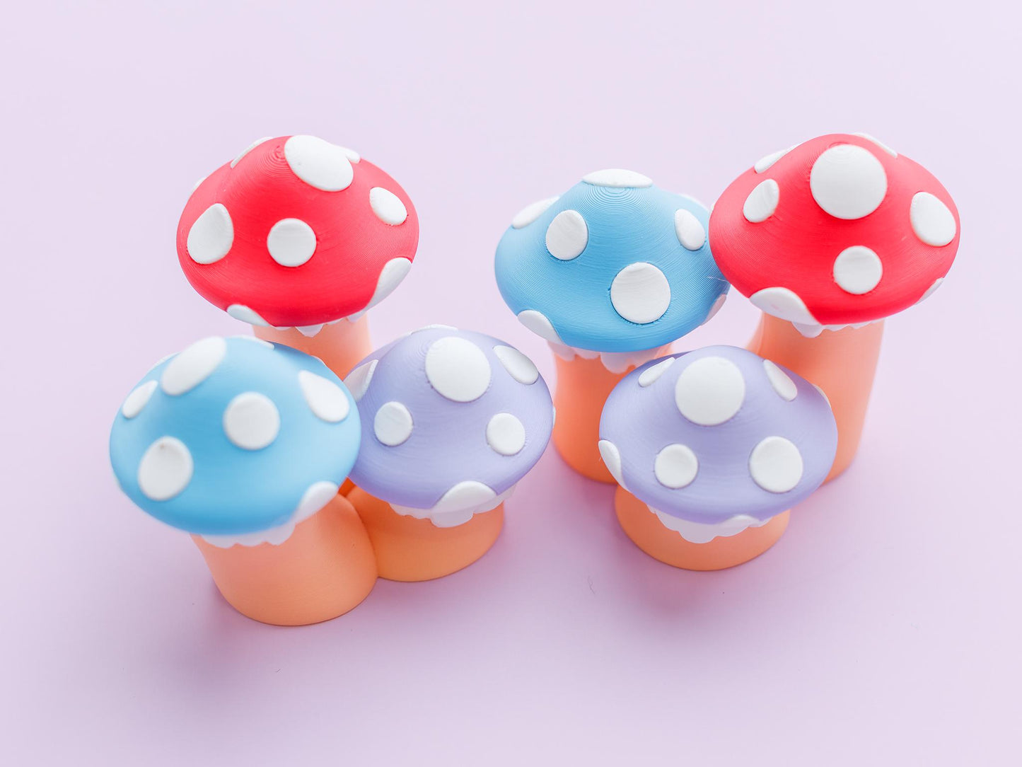 Toadstool Fidget Clicker Toy 3D printed fidget