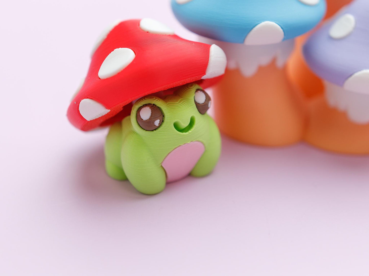 Frog Toadstool Fidget clicker toy Trendy 3D printed fidget