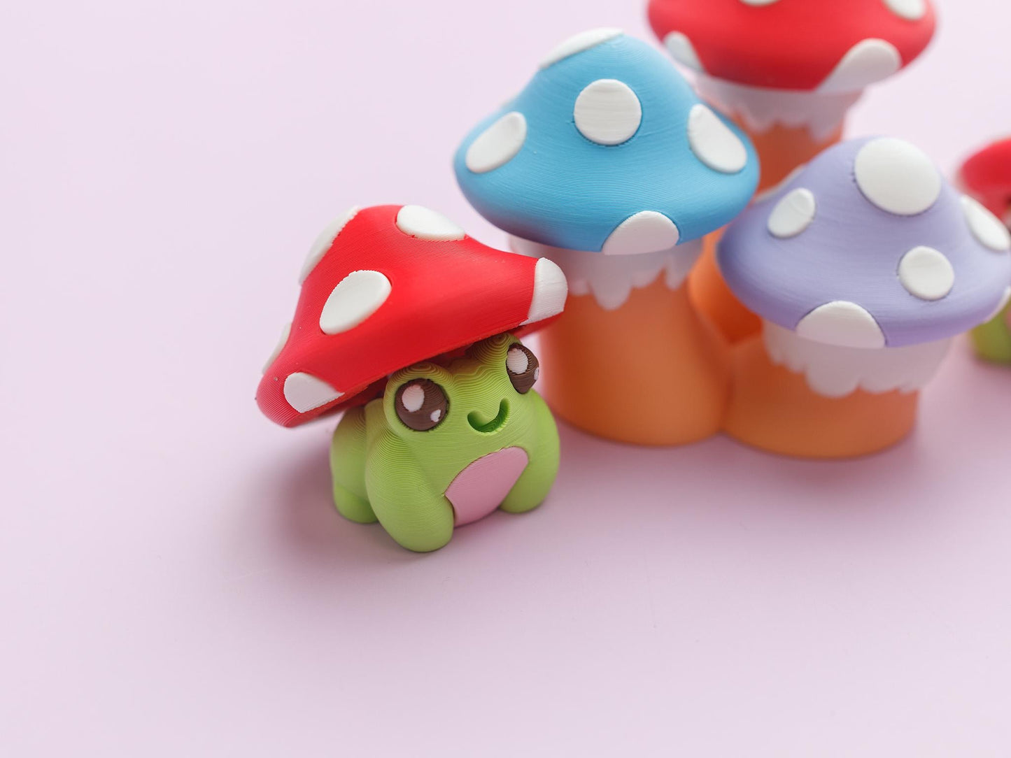 Frog Toadstool Fidget clicker toy Trendy 3D printed fidget