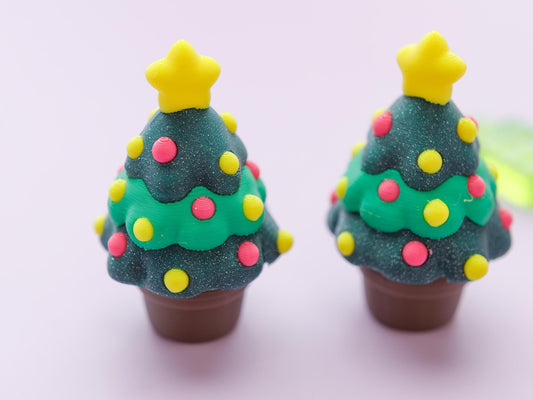 Christmas Tree Fidget clicker toy Trendy 3D printed fidget