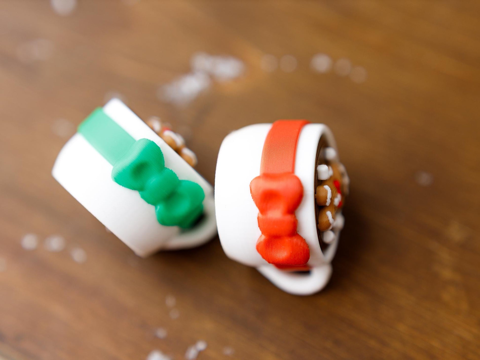 Hot Cocoa Fidget Clicker 3D printed Christmas Fidget Clicker Ginger Bread hot cocoa Snowman hot cocoa Bear hot cocoa fidget clicker toy