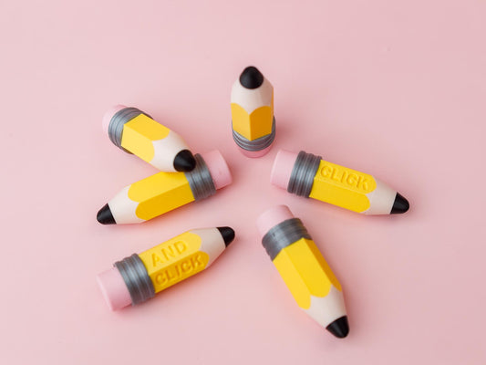 3D printed Pencil Fidget Clicker Gift for Teacher Keep Calm and click fidget