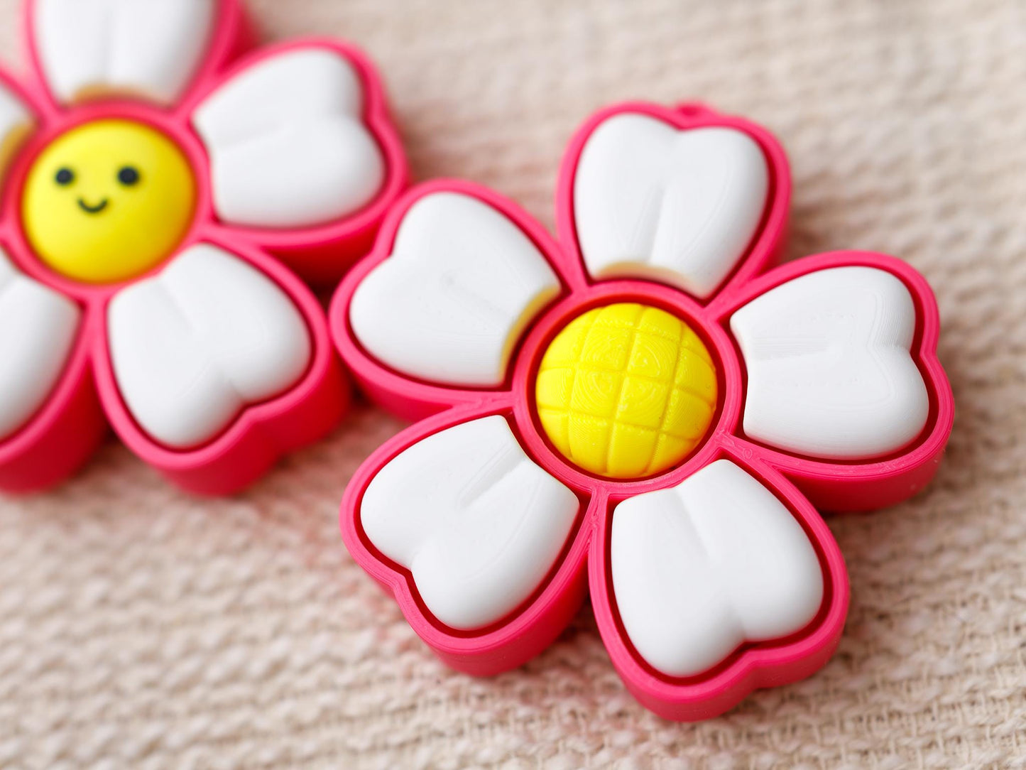 3D printed Flower multi clicker fidget toy